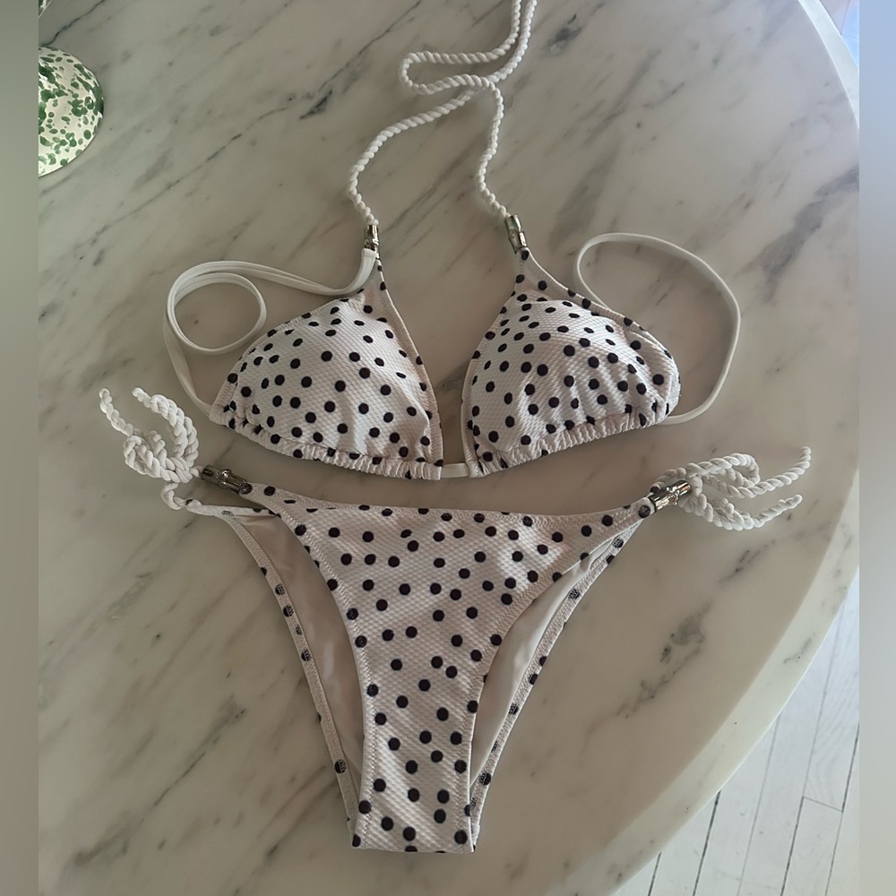 Heidi Klein White Bikini Set